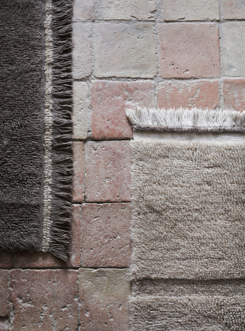 Шерстяной стираемый ковер Lorena Canals Steppe Sheep Brown XL (200 x 300 см)