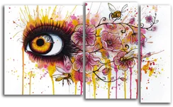 Модульная картина "Хаос красок"