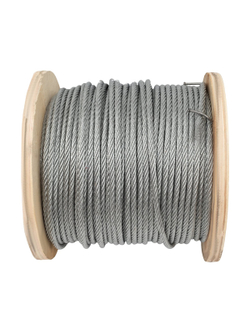 Стальной трос Gigant DIN 3055 6мм оцинкованный 100м GSC-001