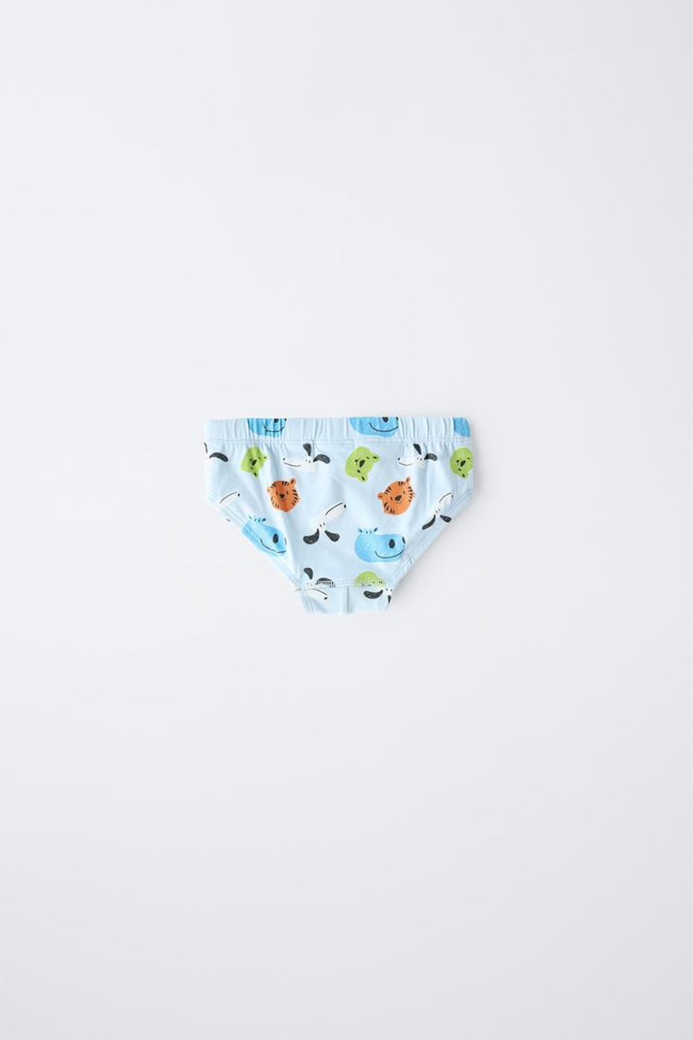 ZARA НАБОР ИЗ ШЕСТИ ТРУСОВ С АНИМАЛИСТИЧЕСКИМ ПРИНТОМ, РАЗНОЦВЕТНЫЙ