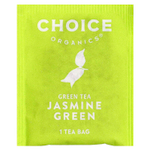 Choice Organic Teas, зеленый чай, зеленый жасмин, 16 чайных пакетиков, 24 г (0,85 унции)