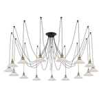 Citilux Эдисон CL451151 Люстра паук Венге Бронза