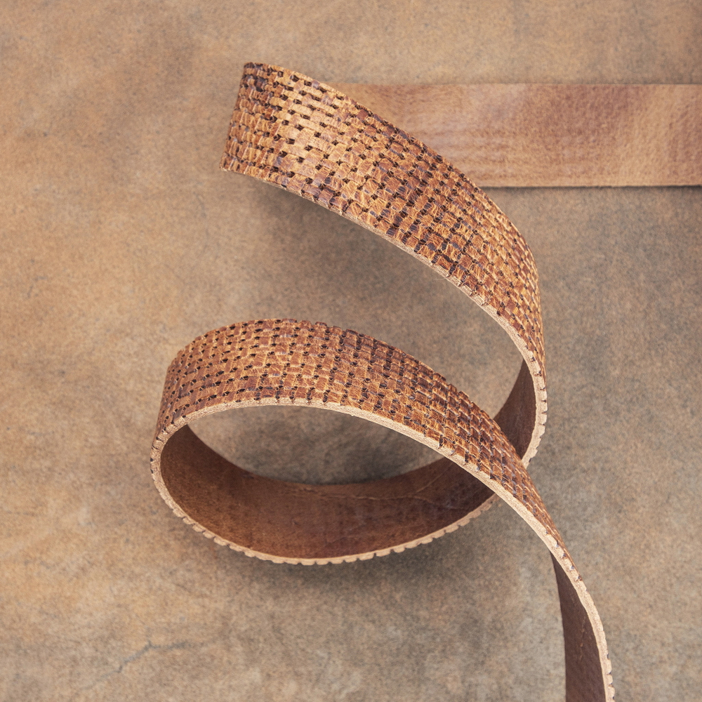 Ременная заготовка Basket Brown (3,4+ мм), цв. Коричневый