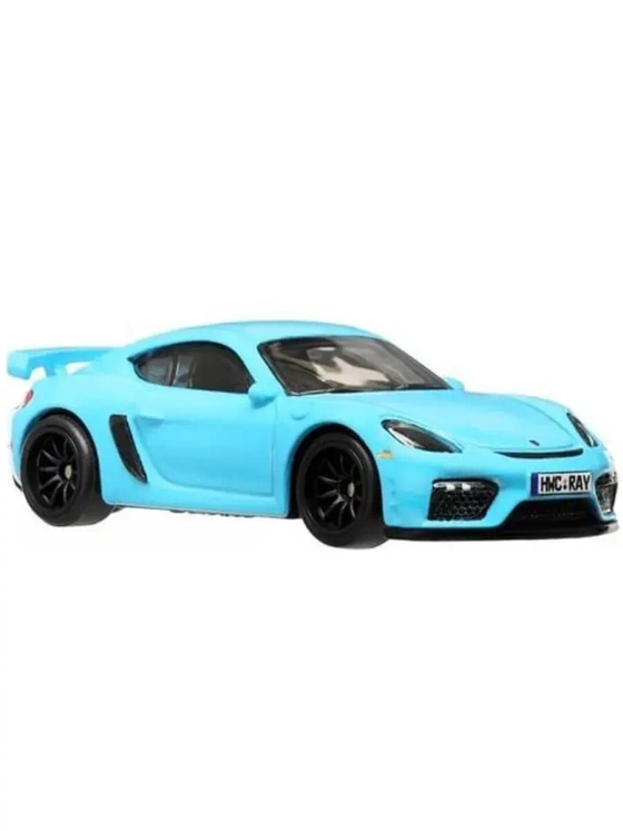 Машинка Хот Вилс Премиум Porsche 718 Cayman GT4 GJT68 HRT71