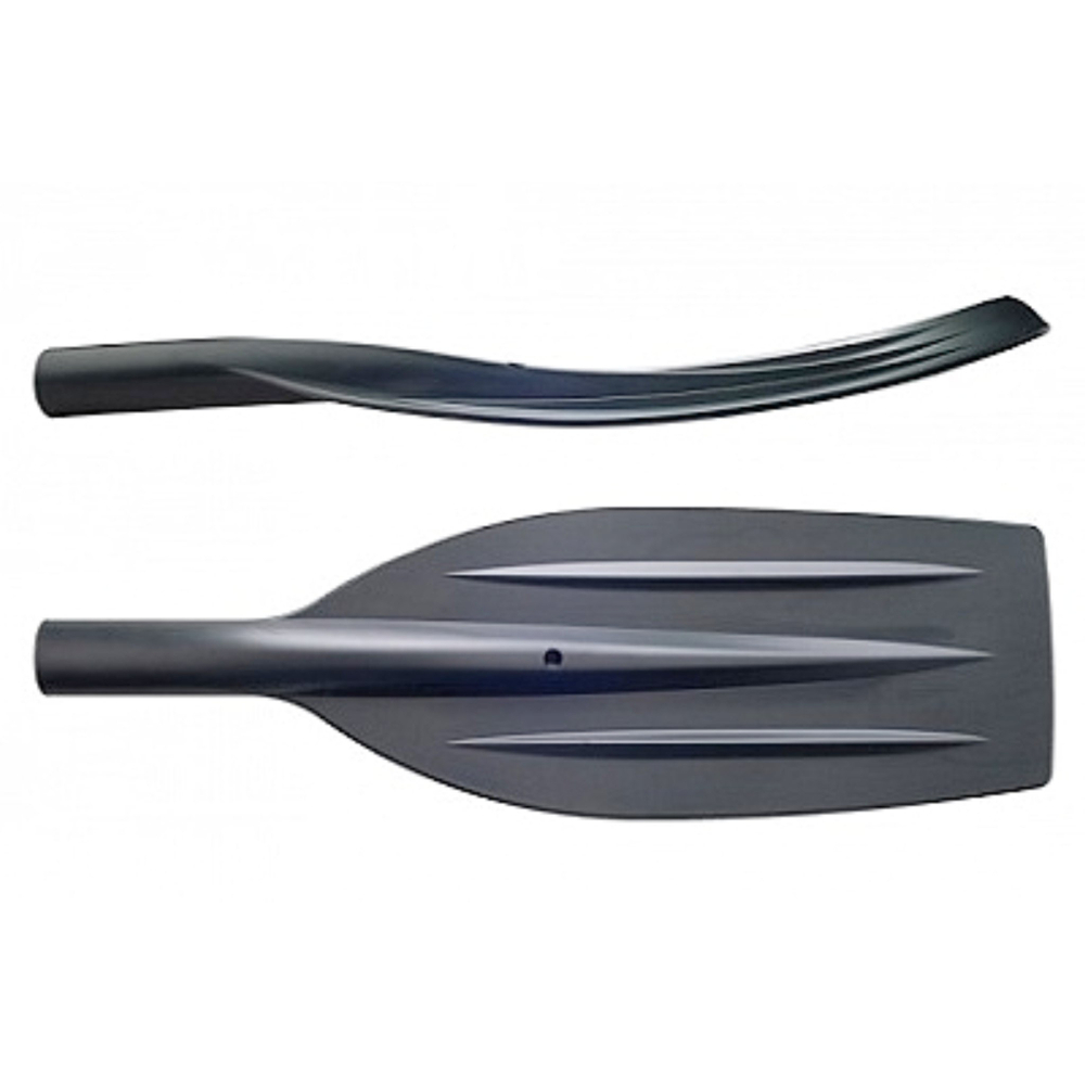 ЛОПАСТЬ на весло широкая изогн. d-35 (570*185 мм) цв. ЧЕРНЫЙ