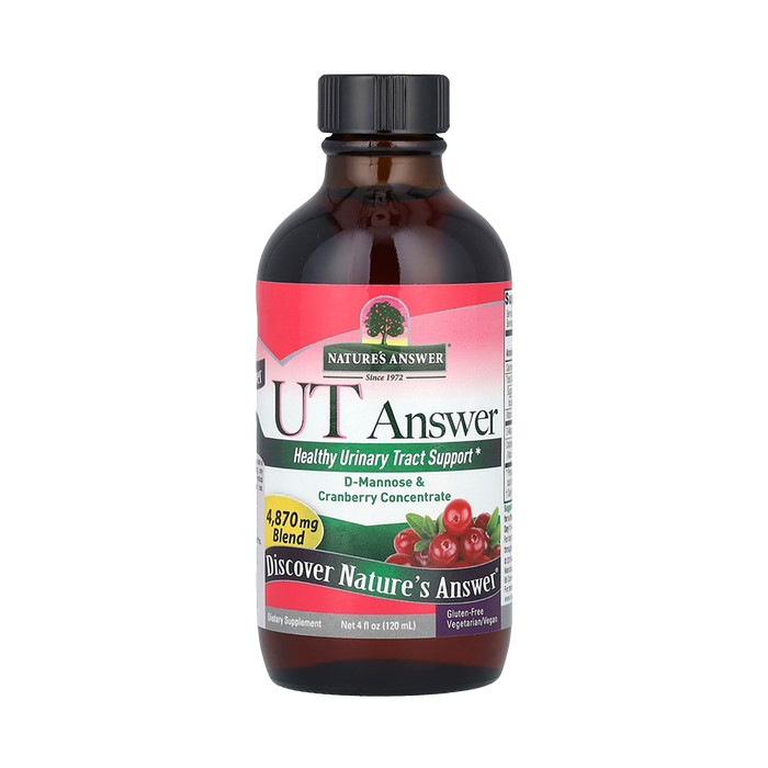 D-манноза и клюквенный концентрат, UT Answer, Nature's Answer, 120 мл