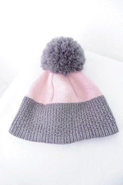 Шапка зимняя с помпоном