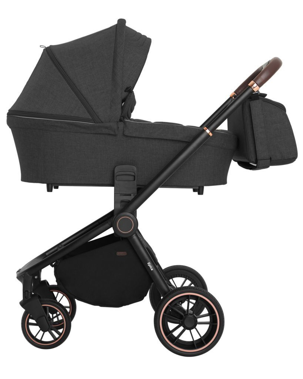 Коляска 3 в 1 Carrello Epica CRL-8511/1, Space Black / Черная рама (Черный)