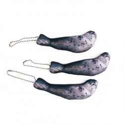 Мягкий брелок «Нерпа черная»