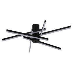 Светильник потолочный светодиодный Rivoli Violet 6180-201 LED 90Вт 3000-6000К чёрный с пультом | Rivoli