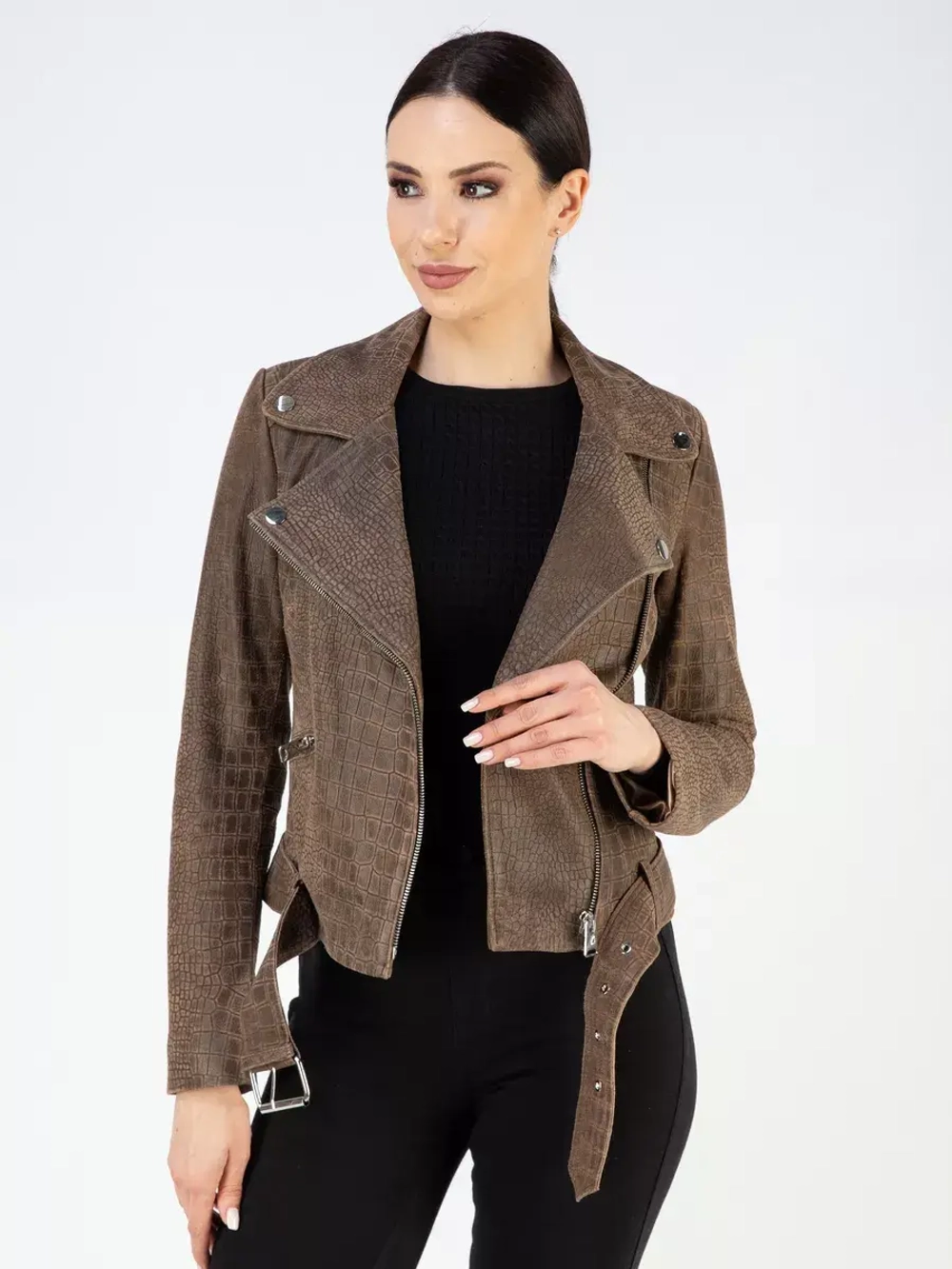 Куртка кожаная натуральная косуха