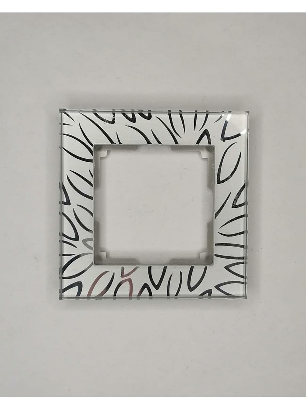 Рамка Edel на 1 пост серебряный WL09-Frame-01