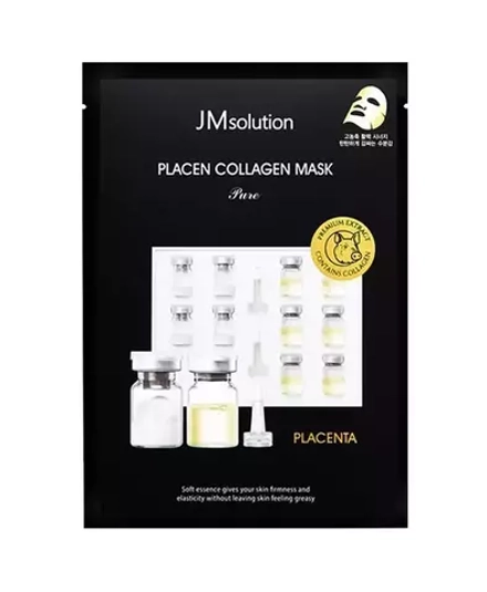 JMsolution Маска тканевая антивозрастная плацентарная - Placen horse mask, 30мл