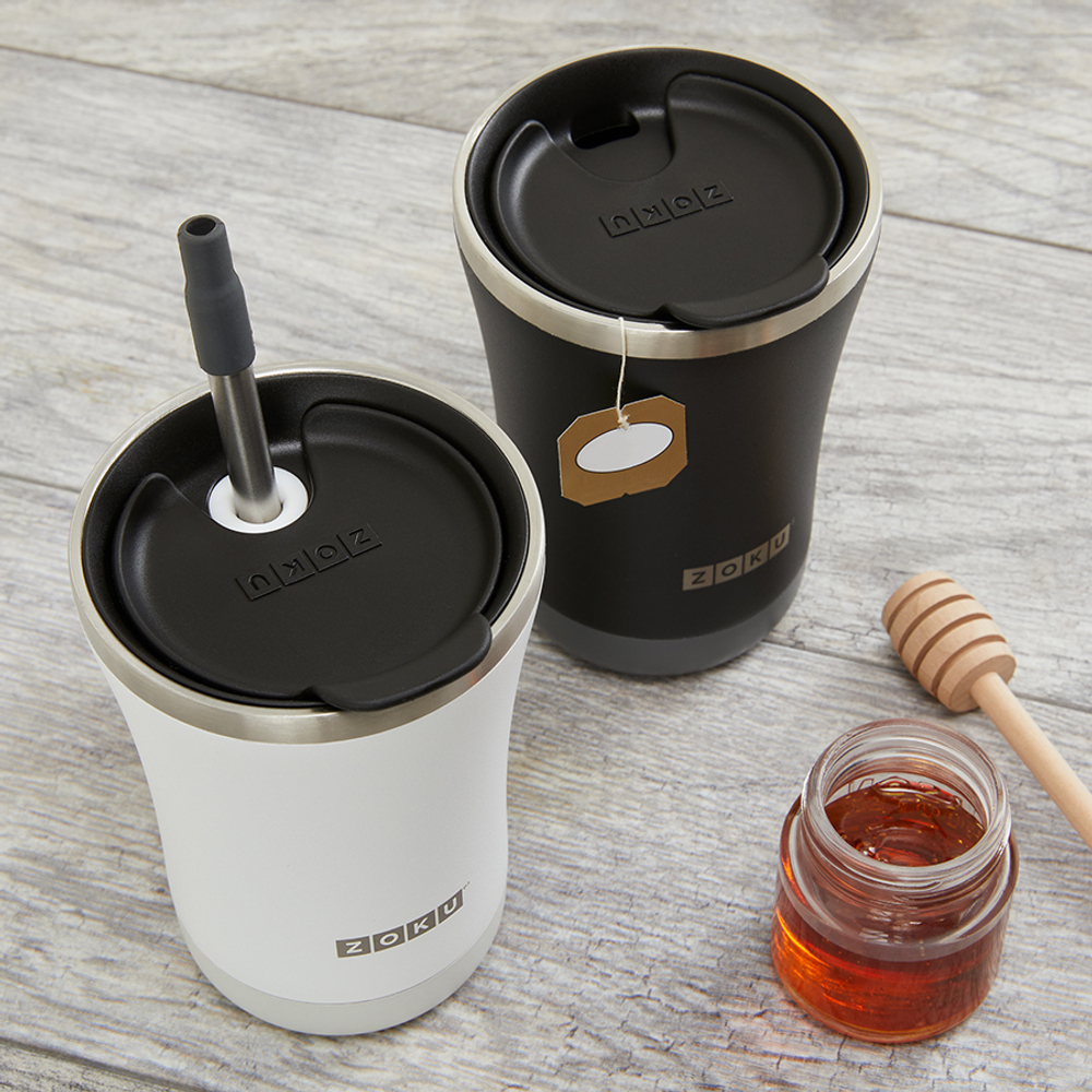 Термокружка zoku, 350 мл, розовая