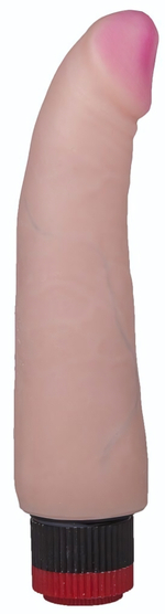 Телесный вибромассажёр COCK NEXT 6 - 17,5 см. (Цвет: телесный)