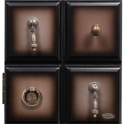 Полка - ключница Пандора Орех Оберджин Шоколад