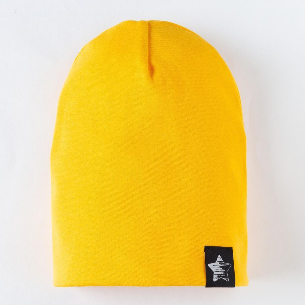 Шапка для мальчиков двухсл. горчица, р. 50-54. 7691732/А.ШВ20-03511314