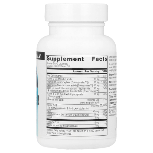 Source Naturals, Coenzymate™, комплекс витаминов группы B, апельсиновый вкус, 60 пастилок