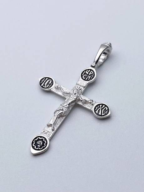 Крест из серебра/Частичное чернение