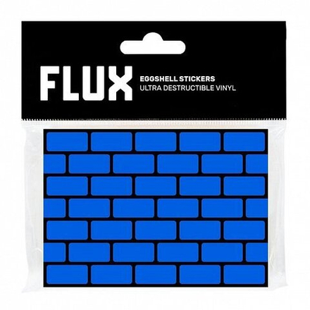 Наклейка Flux Eggshell голубая кирпичная стена 1шт.