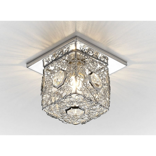 Встраиваемый точечный светильник D1003 CH/CL хром/прозрачный