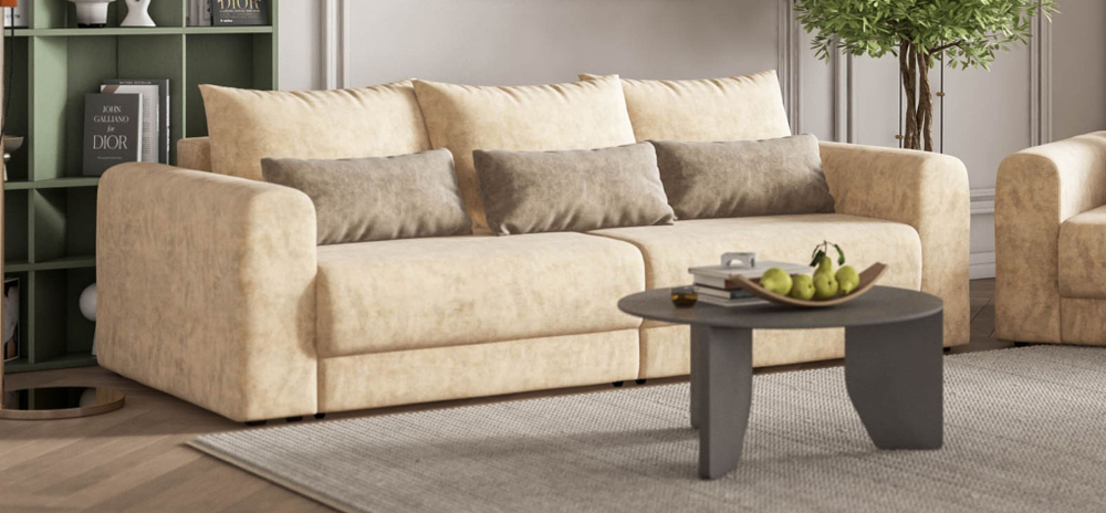 Модульный диван РИЧМОНД MODOOL Велюр Royal шампань