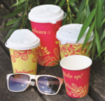 Бумажный стакан 350мл. "УЛЫБНИСЬ ФУКСИЯ" 1000шт/кор. (Белгород)