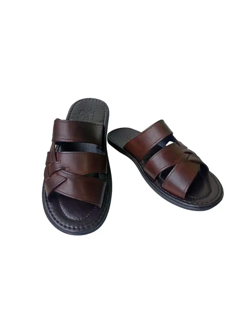 Шлепанцы из натуральной кожи