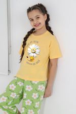 Пижама для девочки Ромашка-1 Виотекс ЖЁЛТЫЙ