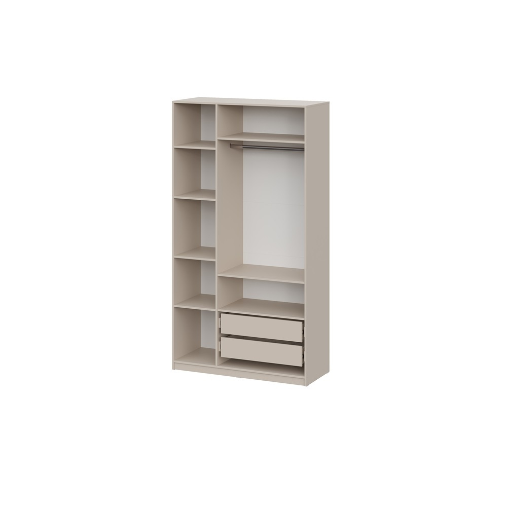 Шкаф распашной (5 полок + штанга) ШК 5 (1200), Меланж