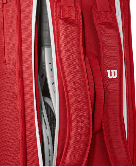 Сумка теннисная Wilson Super Tour Red 6PK (2025)