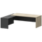 Стол руководителя левый KZP-22L Кронберг/Графит 2200x2000x750 Кортез
