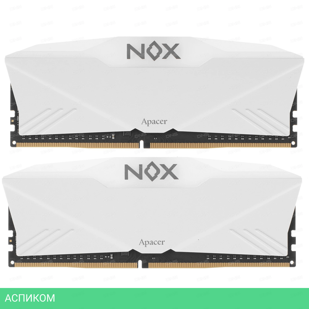 Оперативная память Apacer NOX RGB 2x8GB DDR4 белый (AH4U16G32C28YNWAA-2)