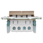SKANDY Выключатель 2-клавишный перекрестный 10А SK-V06Sa песочный IEK