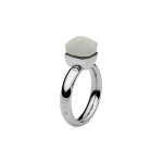 Кольцо Qudo Firenze Light Grey Opal 16.5 мм 610320 BW/S