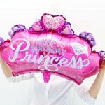 AN Шар фигура Корона принцессы с бриллиантами P35 32"/ 81*48 см (БГ-32)