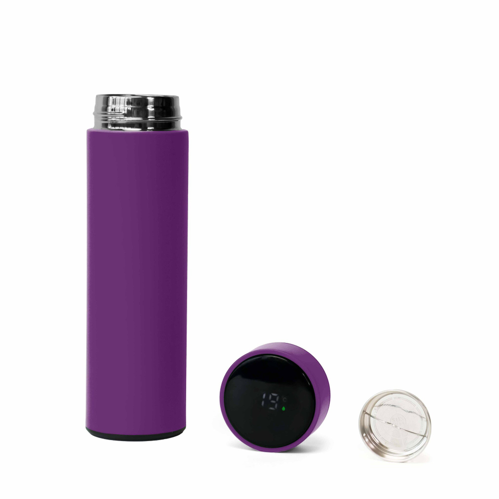 Термос MARK LED soft touch Красный