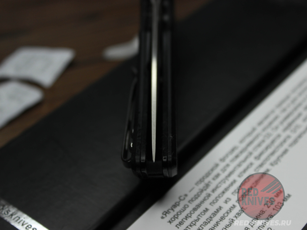 Складной нож НОКС Ягуар С 343-100406 c клинком из стали D2, рукоять G10