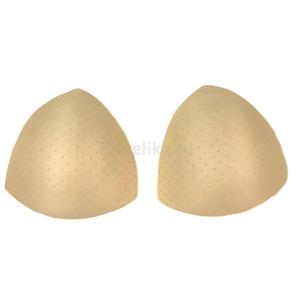 Чашки треугольные push-up бежевые