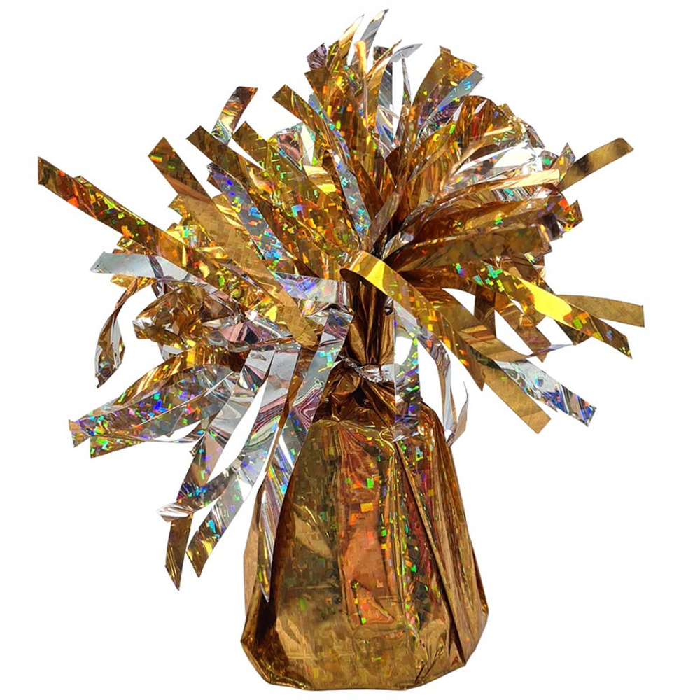 Грузик для шара Конус 170гр (Золотой)