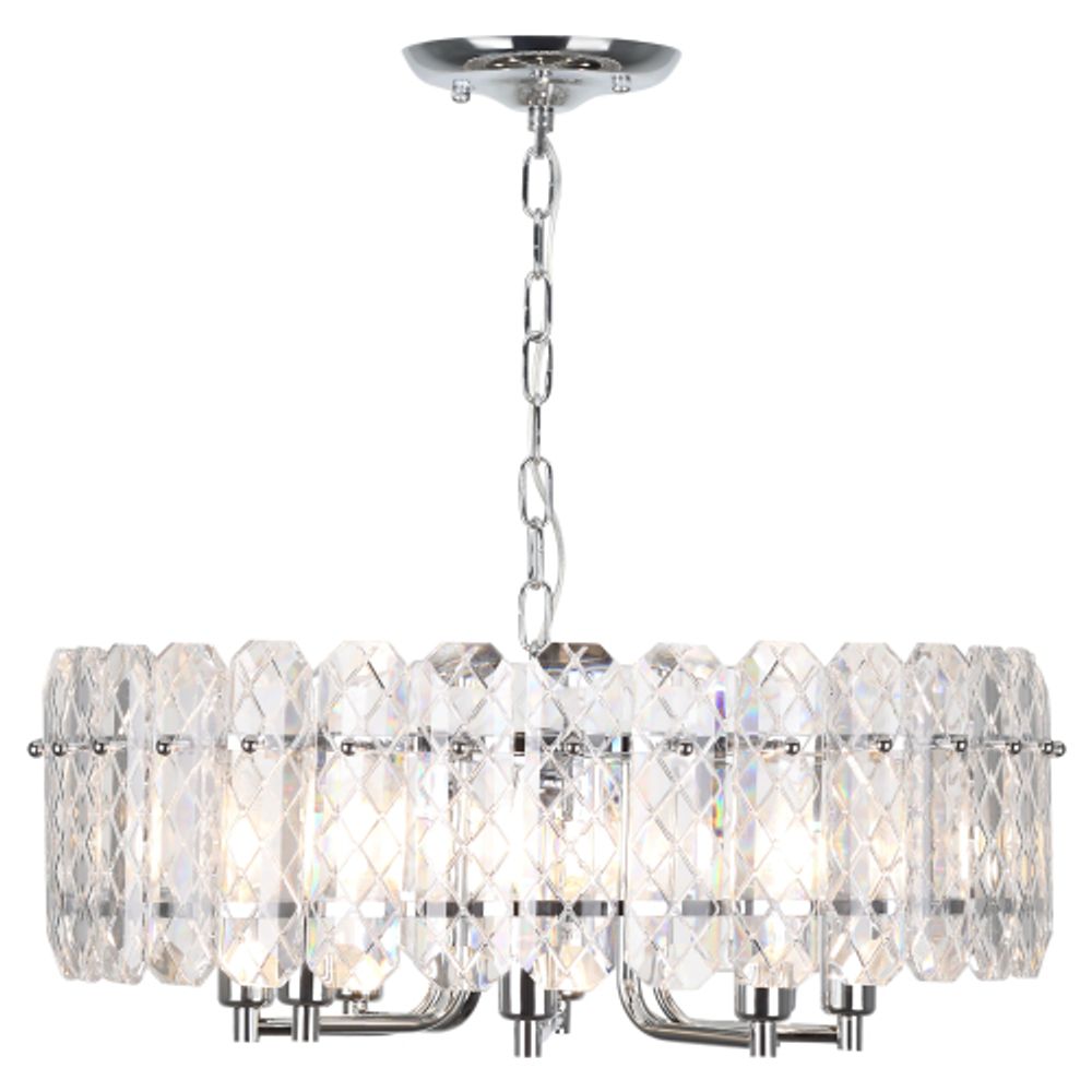 Люстра Rivoli Whitney 1050-308 8 х Е14 40 Вт хрусталь