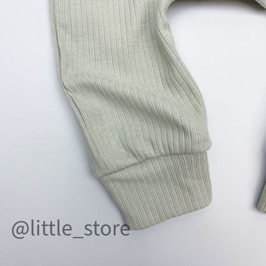 Слип хлопковый Смешные зайки" темно-оливковый