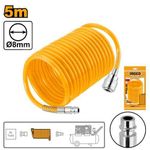 Шланг для компрессора спиральный 5 м. SUPER INGCO AH1051