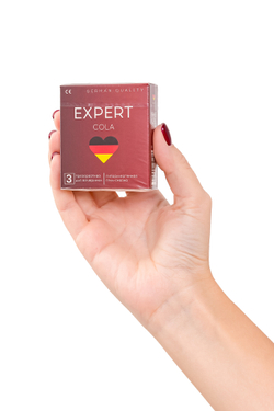 Презервативы EXPERT Cola Germany 3 шт. (аромат Колы)