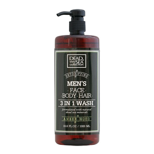 Мужской гель для душа, волос и лица Янтарное дерево DSC Men’s Amberwood Face, Hair & Body Wash 1л