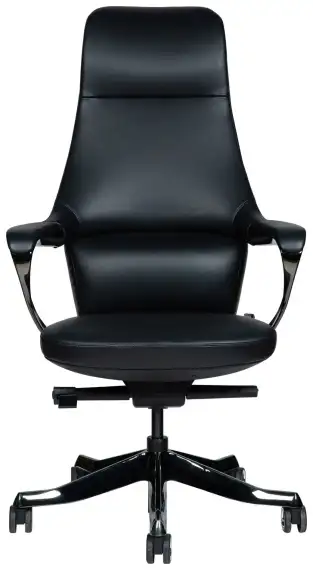 Кресло офисное Titanium черная кожа