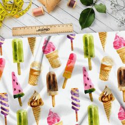 Ткань таффета мороженное