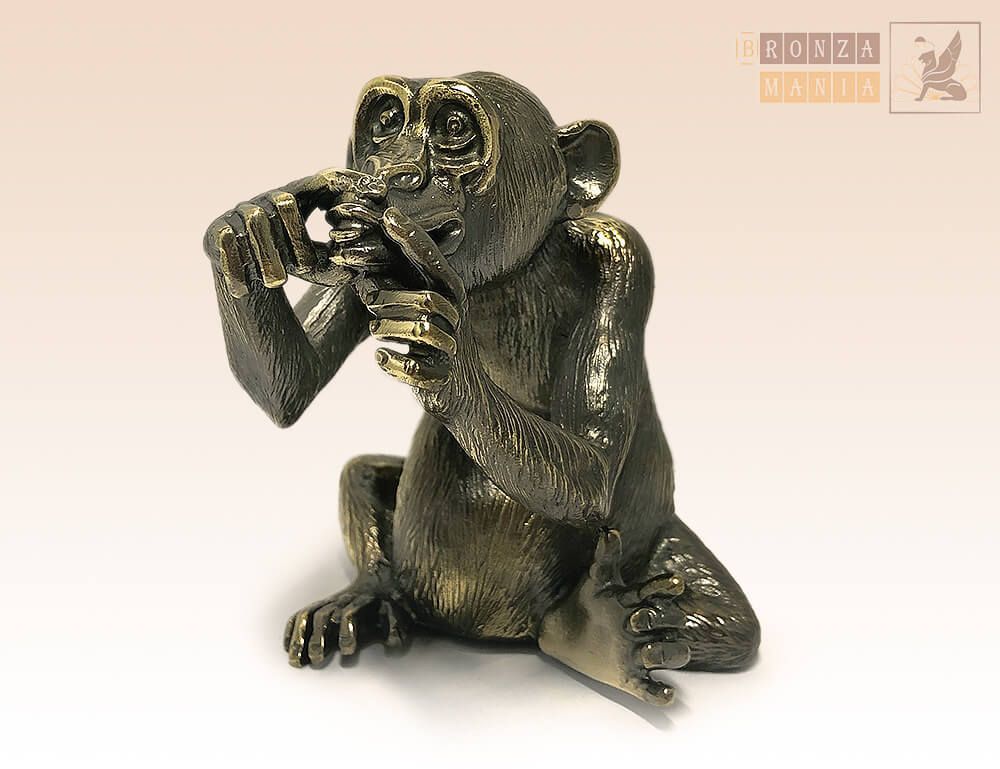 статуэтка Обезьяна - Не скажу