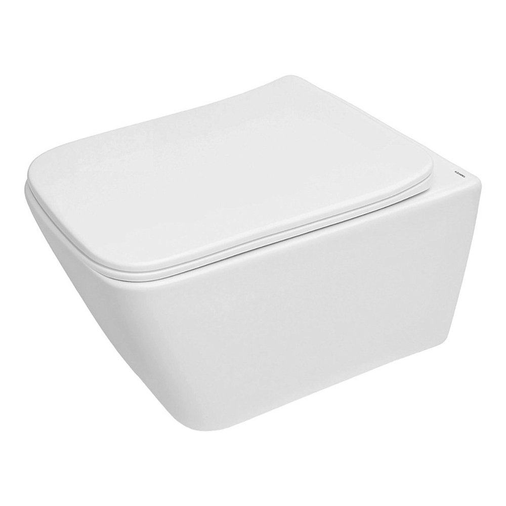 Унитаз подвесной Azario Dezi White BD 355х515х340 безободковый, с функцией биде, с быстросъемным сиденьем "Микролифт" (AZ-W05-SWBD)