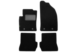 Коврики в салон для FORD Fusion АКПП 2002-2005, 2005-2012, хэтчбек, 4 шт. (текстиль) KLEVER02160601210KH